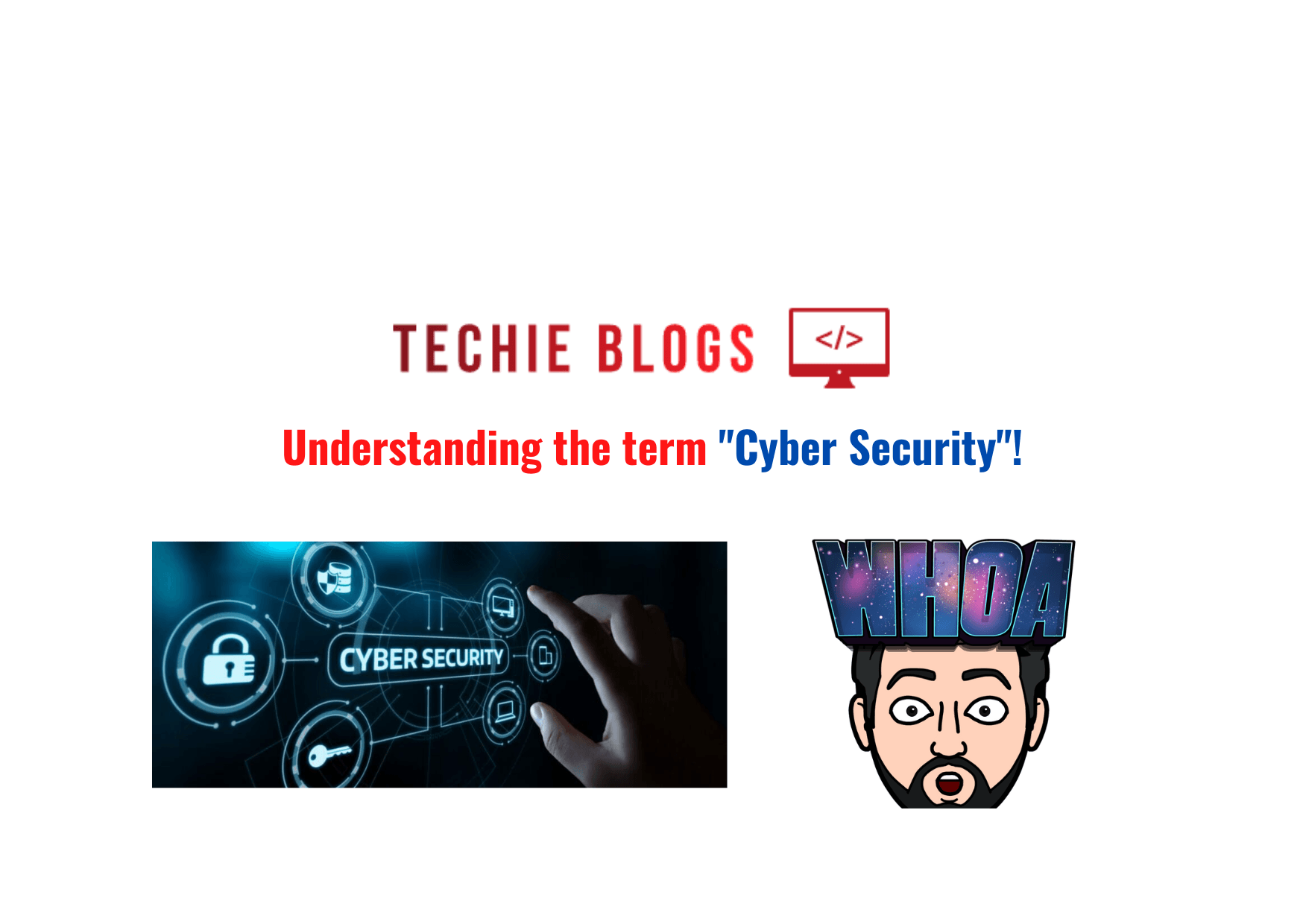 Understanding the term "Cyber Security"!